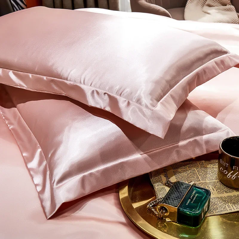 Silk Pillowcase - 2PCS 100% Pure Real Silk pillowcase