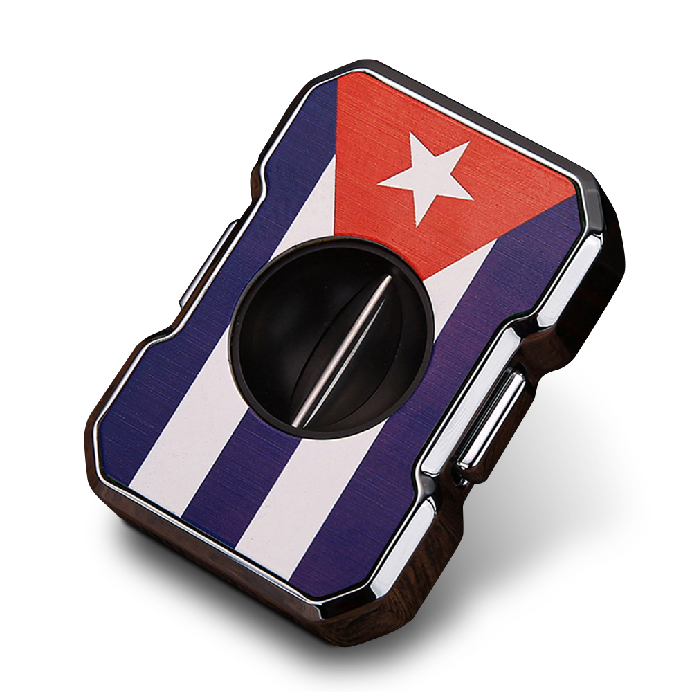 Premium Cigar Case - Cigar Cutter Portable V-Shaped Cigar Cutter