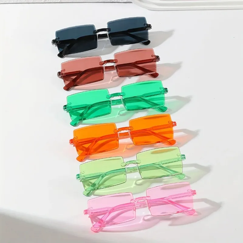 6PCS Rectangle Fashion Sunglas - огляд і ціна Sunglasses Uv400