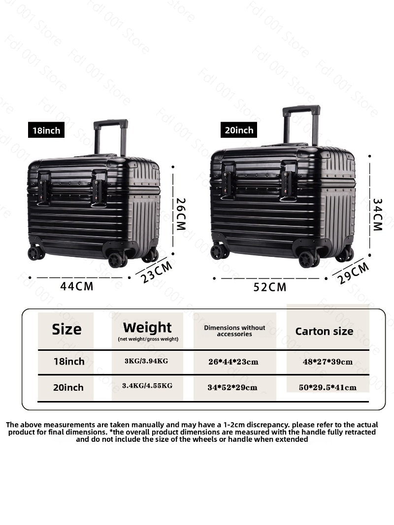 Upper flip cover aluminum fram - огляд і ціна Travel Luggage Set