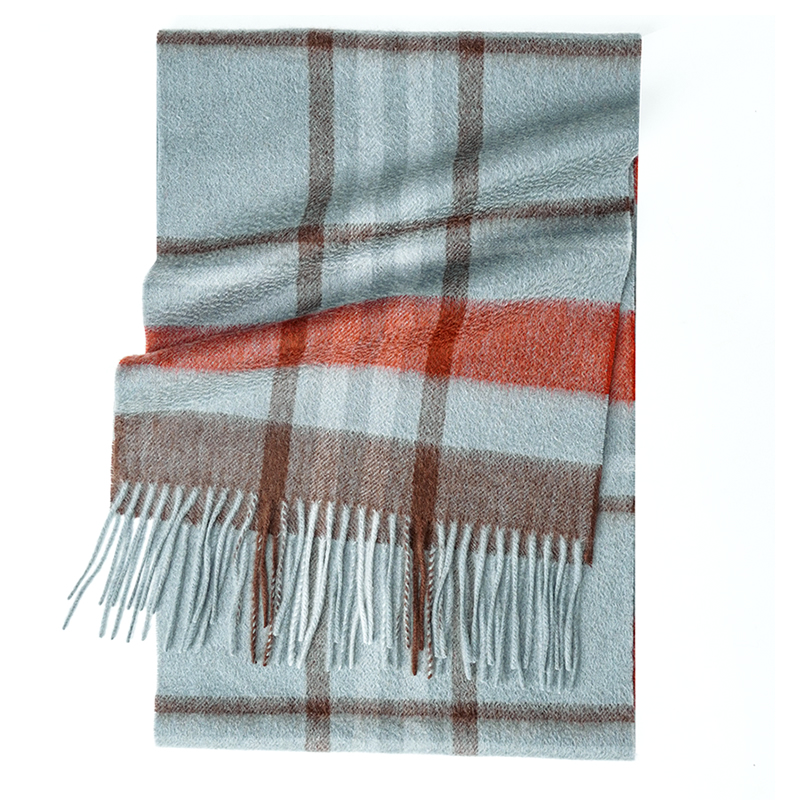 100% Cashmere Scarf   Plaid  W - огляд і ціна Cashmere Scarf