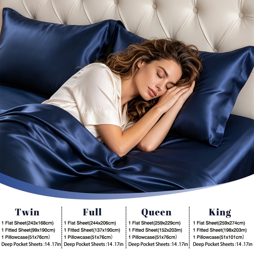 100% Bamboo Fiber Satin Bed Sh - огляд і ціна Silk Pillowcase