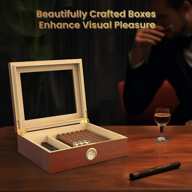 Cigar Humidor Box Cigar Case w - огляд і ціна Premium Cigar Case
