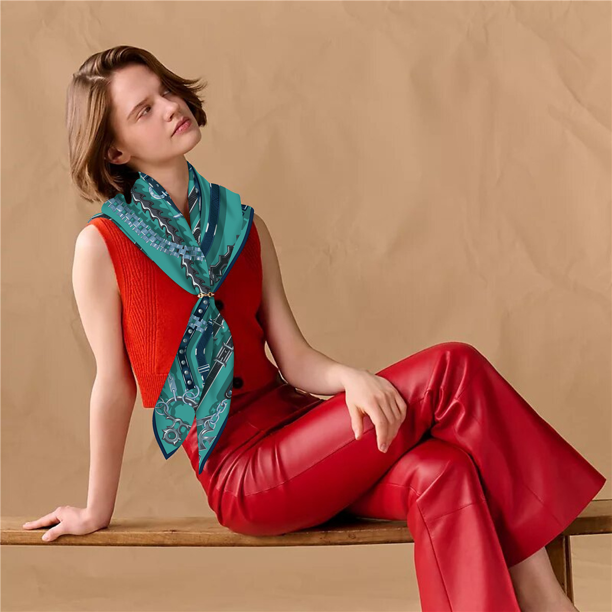 Twill Silk Cashmere Scarf Luxu - огляд і ціна Cashmere Scarf