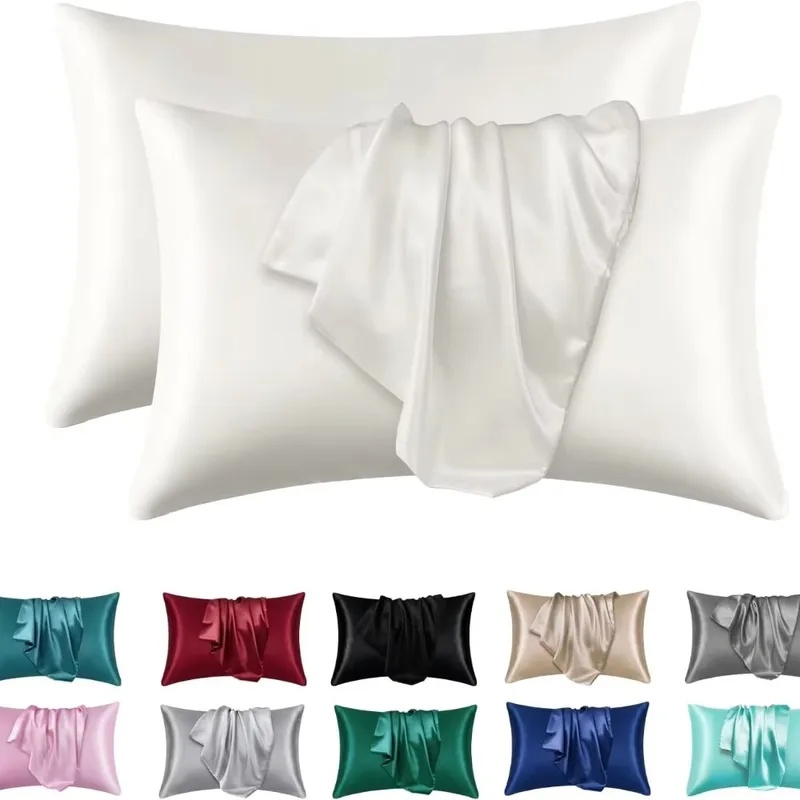1/2pcs Satin Silk Pillowcase f - огляд і ціна Silk Pillowcase