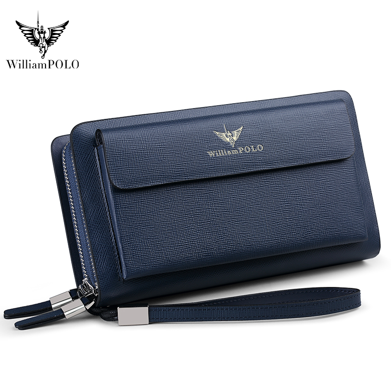 WILLIAMPOLO Luxury Men's Leath - огляд і ціна Leather Wallet Men