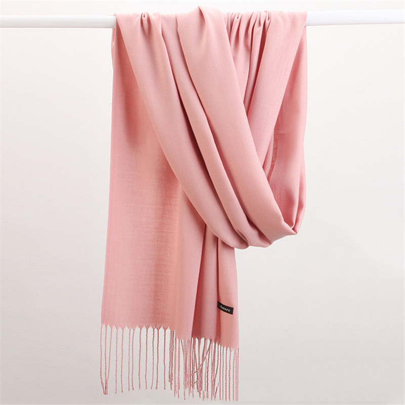 Fashion Solid Color 2023 Women - огляд і ціна Cashmere Scarf