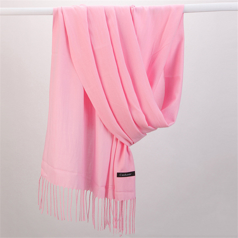 Fashion Solid Color 2023 Women - огляд і ціна Cashmere Scarf
