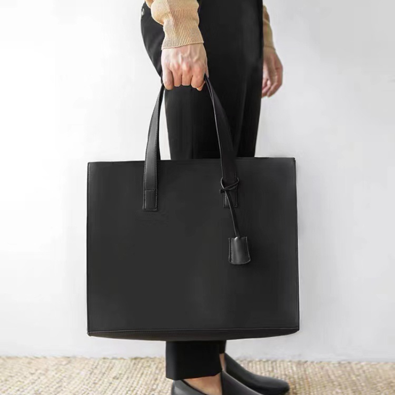 2026 New Men's Handbag With Sh - огляд і ціна Leather Briefcase