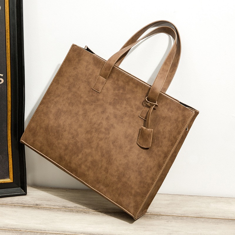 2026 New Men's Handbag With Sh - огляд і ціна Leather Briefcase