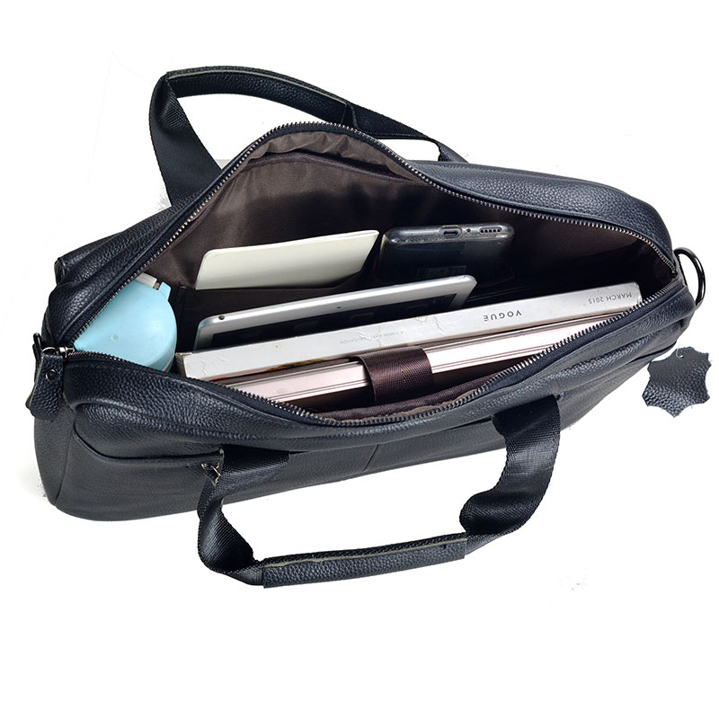 Large Men's Genuine Leather Ha - огляд і ціна Leather Briefcase