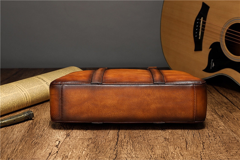 YETTIES Business Top Grain Lea - огляд і ціна Leather Briefcase