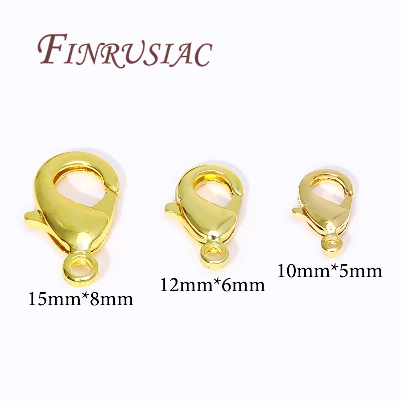 18K Gold Plated Lobster Clasps - огляд і ціна Gold Plated Jewelry