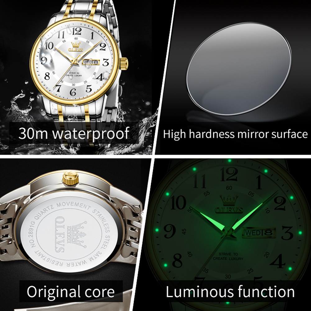 OLEVS Casual fashion men's wat - огляд і ціна Luxury Watch Men