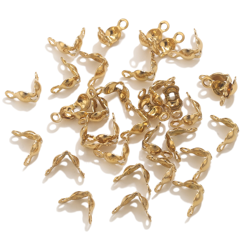 50pcs PVD Gold Plated Stainles - огляд і ціна Gold Plated Jewelry