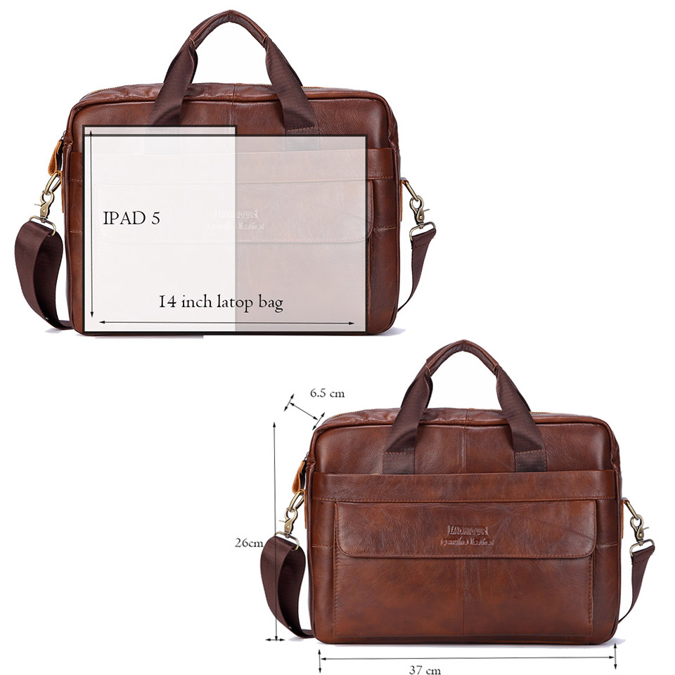 Men Genuine Leather Handbag Fa - огляд і ціна Leather Briefcase