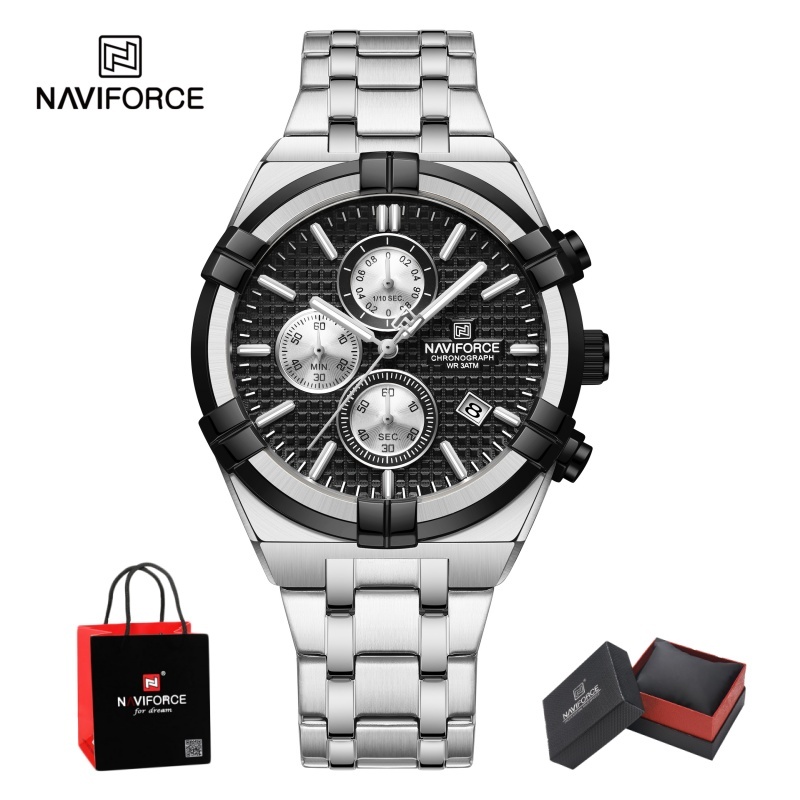 NAVIFORCE Men Quartz Chronogra - огляд і ціна Luxury Watch Men