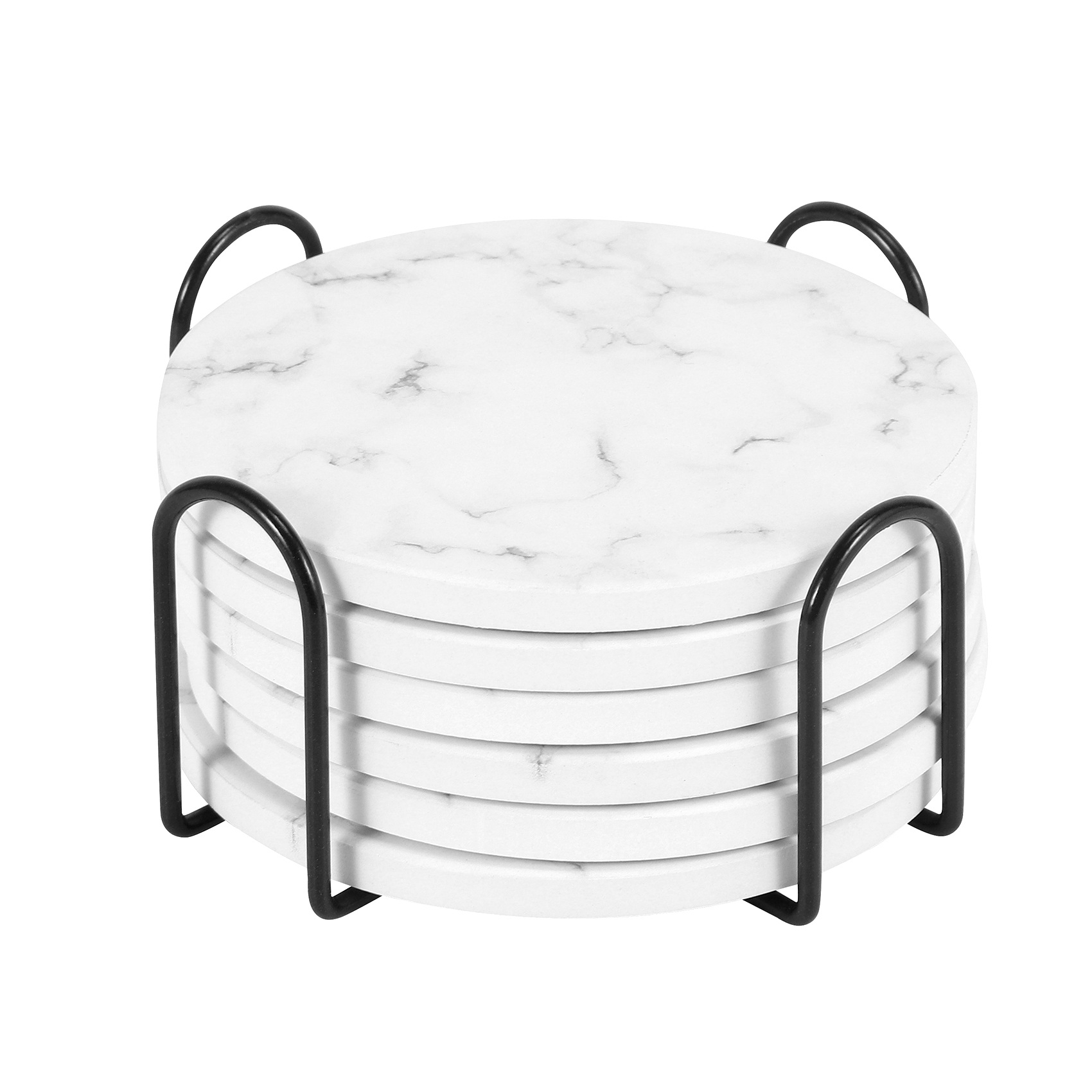 ABAH-Absorbent Coasters For Dr - огляд і ціна Marble Coaster Set