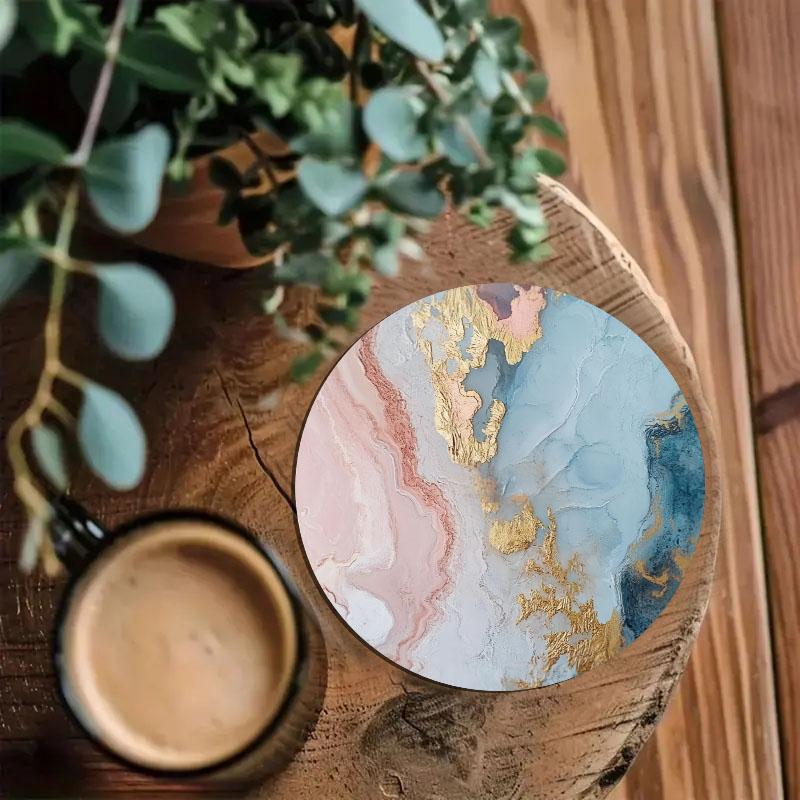 4 Pieces of Marble Pattern Pri - огляд і ціна Marble Coaster Set