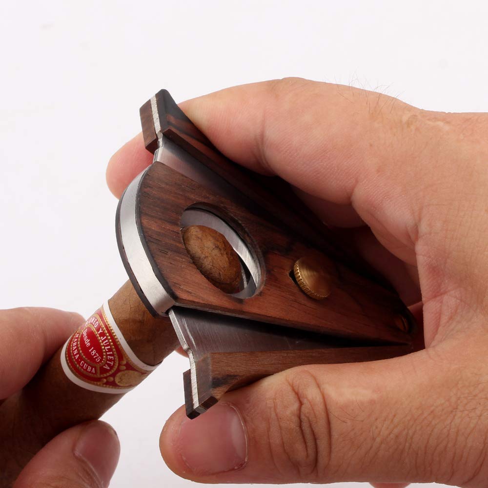 Wooden Cigar Cutter Scissors K - огляд і ціна Premium Cigar Case