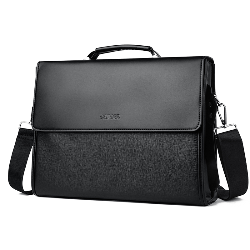 Men's Business Casual Handbag  - огляд і ціна Leather Briefcase