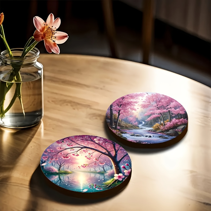 4/6pcs Wooden Coasters Featuri - огляд і ціна Marble Coaster Set