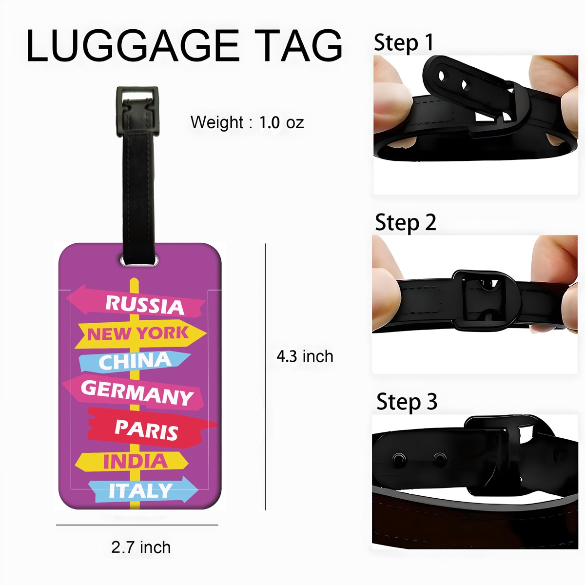 Creative Road Sign Indication  - огляд і ціна Travel Luggage Set