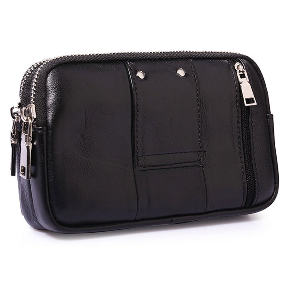 Men Genuine Leather Waist Fann - огляд і ціна Leather Wallet Men