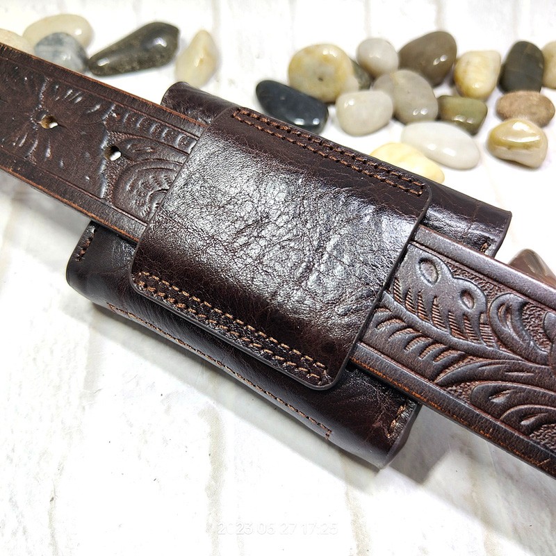 Blongk Mini Waist Bag Thin Bel - огляд і ціна Leather Wallet Men