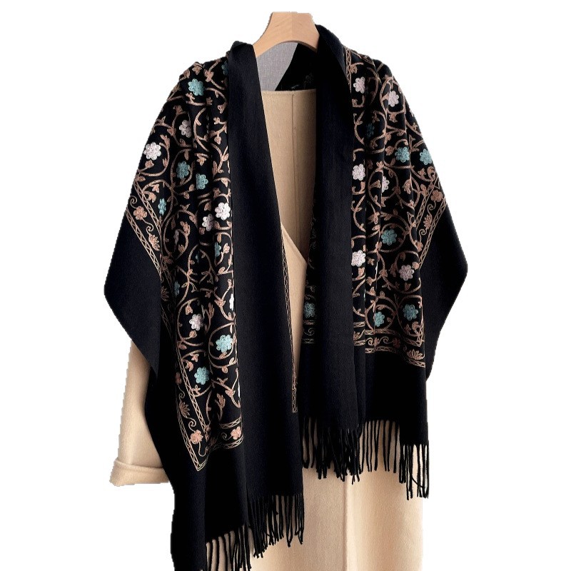 2025 New Embroidery Cashmere S - огляд і ціна Cashmere Scarf
