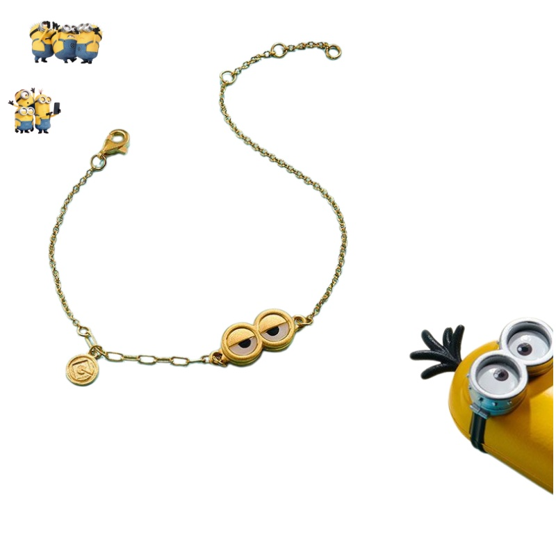 Minions Series Gold Bracelet - - огляд і ціна Gold Plated Jewelry