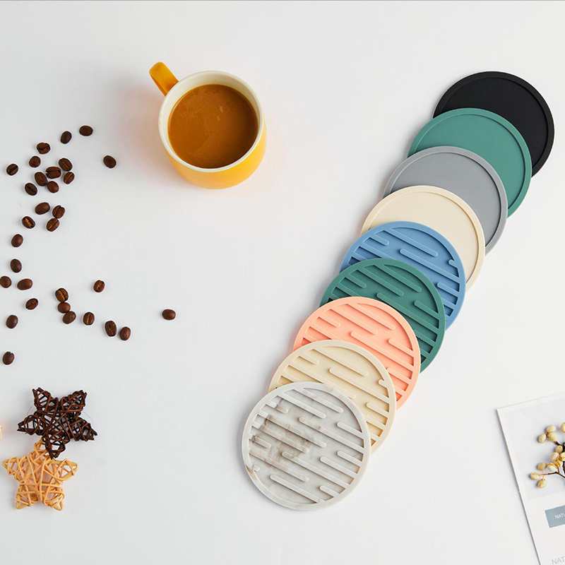 Food Grade Silicone Cup Coaste - огляд і ціна Marble Coaster Set