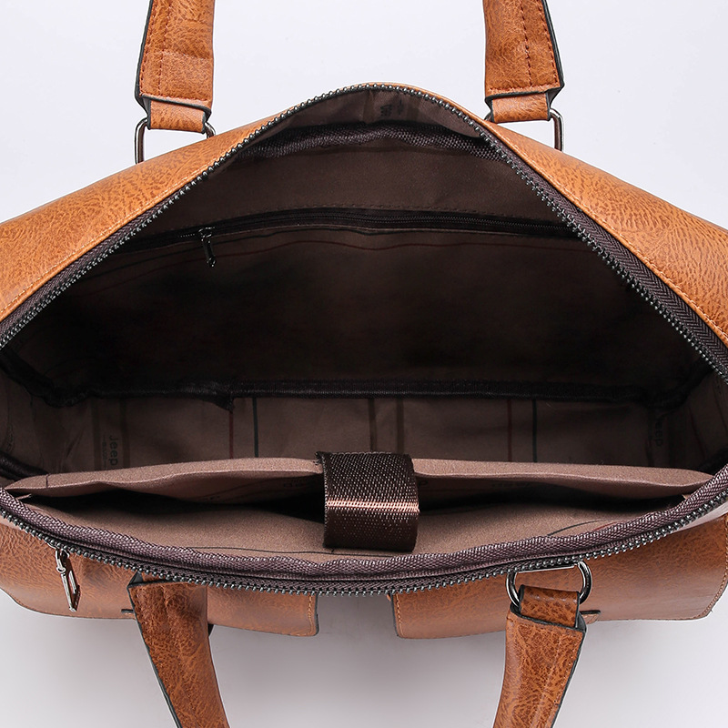 CFUN YA New Man Handbag 14 Inc - огляд і ціна Leather Briefcase