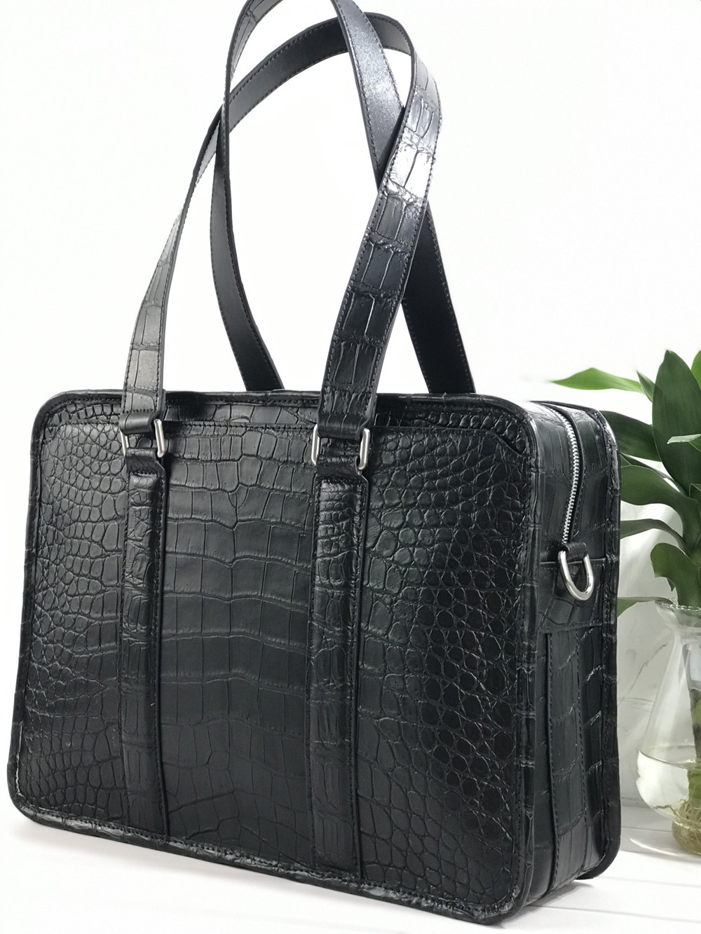 New Crocodile Leather Laptop B - огляд і ціна Leather Briefcase
