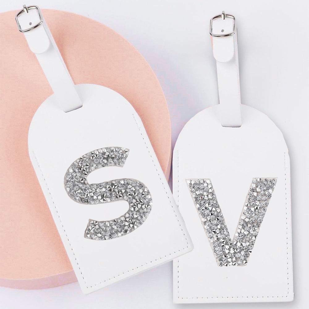 A-Z Rhinestone Monogram Leathe - огляд і ціна Travel Luggage Set