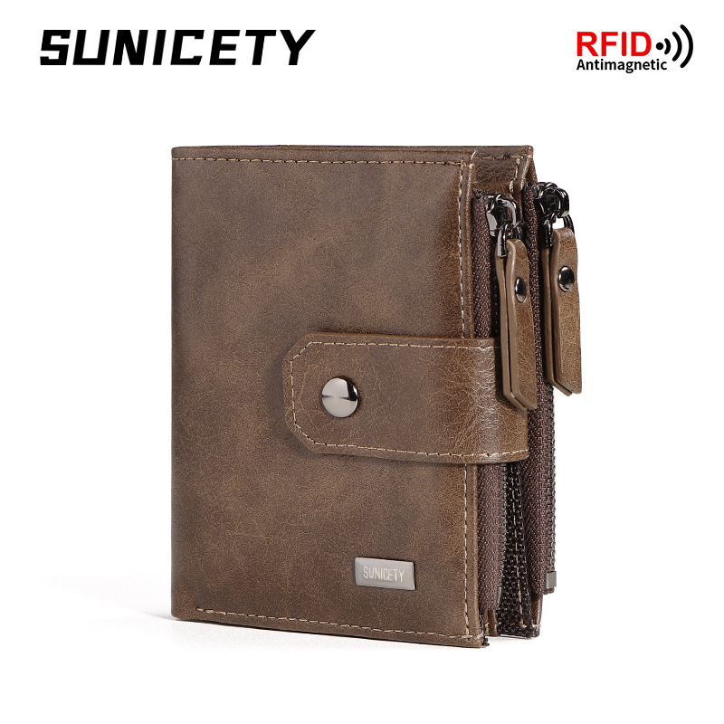 Anti-TheftCross-Border Busines - огляд і ціна Leather Wallet Men