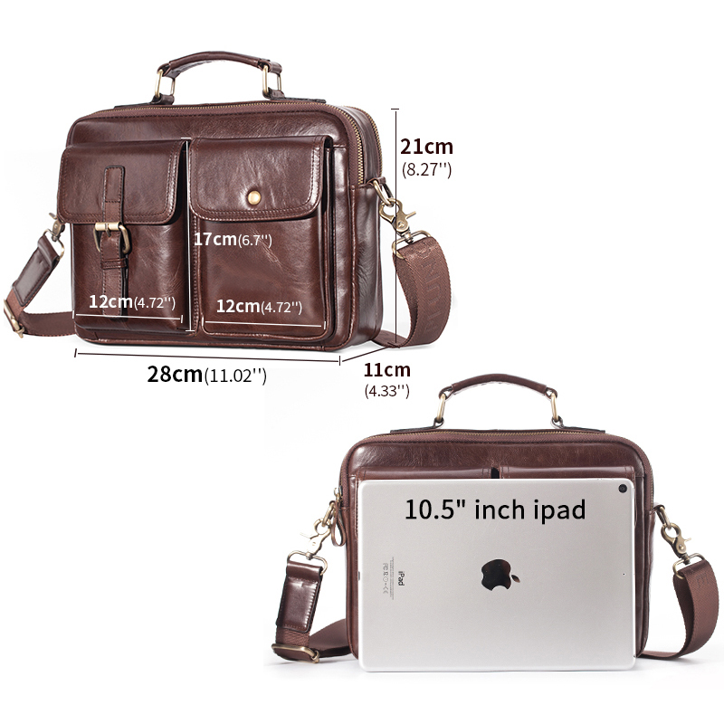 Brand New Cowhide Leather Mess - огляд і ціна Leather Briefcase