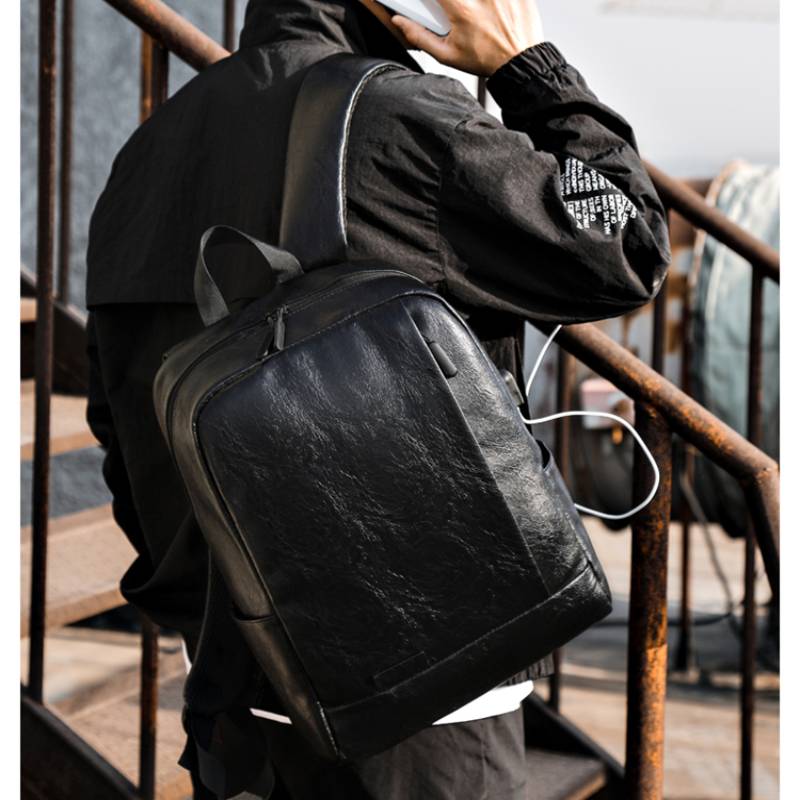 Men Fashionable Backpack PU Le - огляд і ціна Leather Briefcase