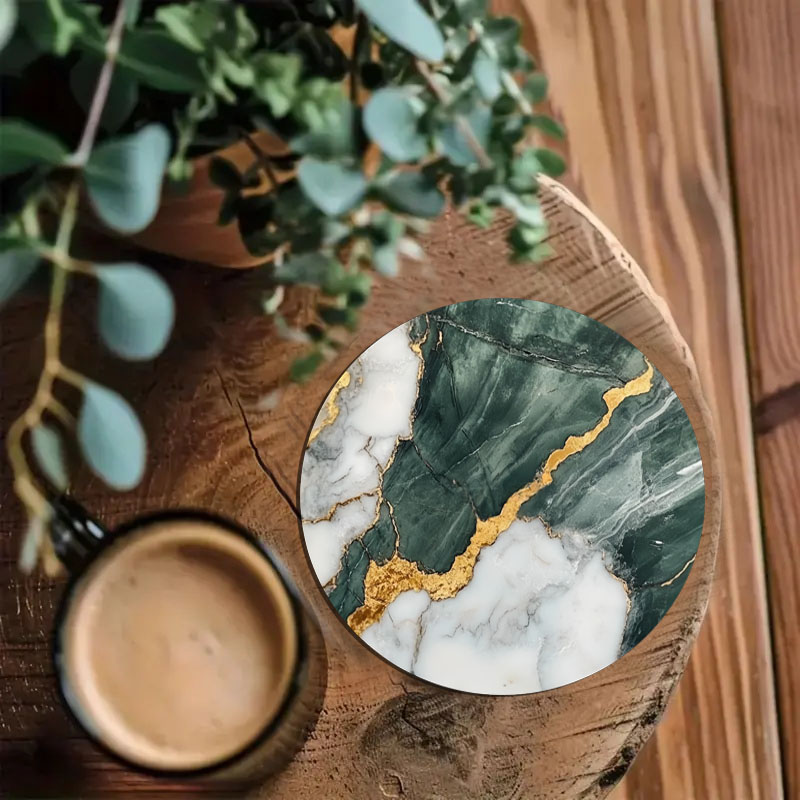 4 Pieces of Marble Pattern Pri - огляд і ціна Marble Coaster Set