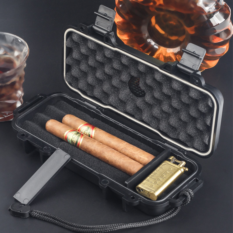 Portable Cigar Humidor With Hu - огляд і ціна Premium Cigar Case