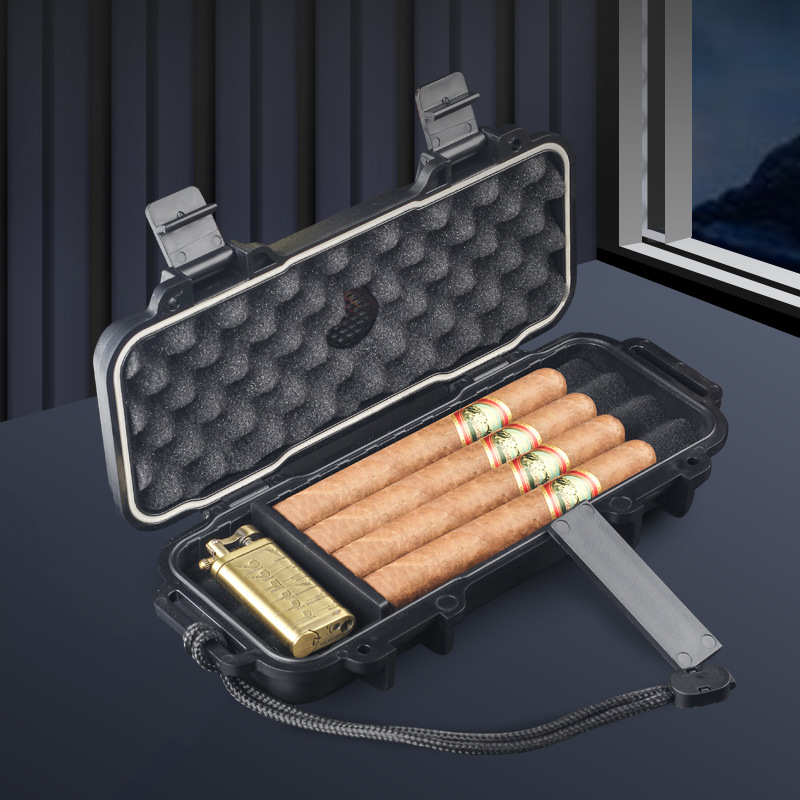 Portable Cigar Humidor With Hu - огляд і ціна Premium Cigar Case