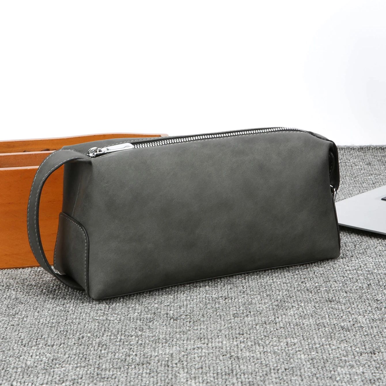 Men's Pu Leather Toiletry Bag, - огляд і ціна Travel Luggage Set
